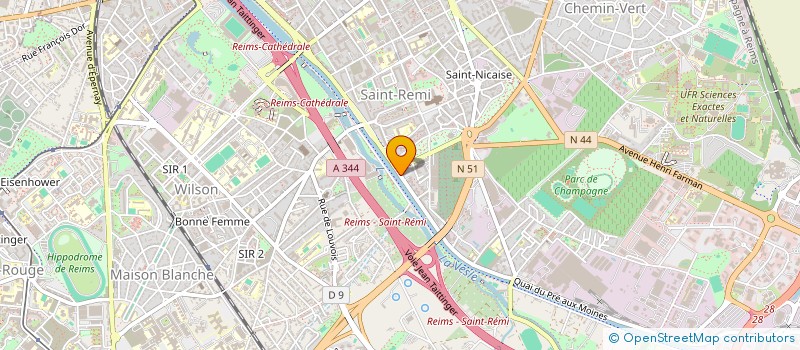 localisation de l'entreprise MADAME CECILE MINSONGUI à REIMS