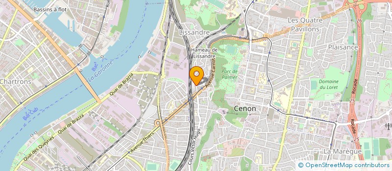 localisation de l'entreprise MADAME CECILE MOHAMED  CENON