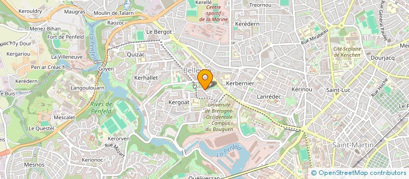 localisation de l'entreprise MADAME CECILE MOLIN à BREST