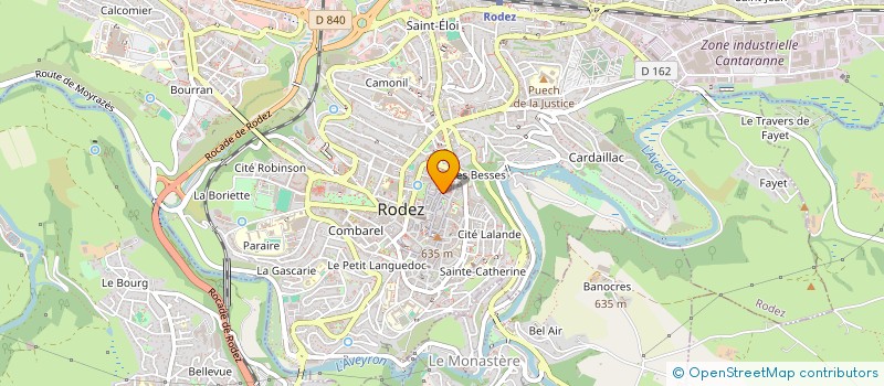 localisation de l'entreprise MADAME CECILE MOLINIE  ENTRAYGUES-SUR-TRUYERE