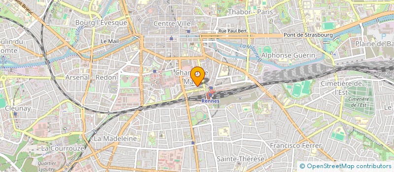 localisation de l'entreprise MADAME CECILE MONARD  RENNES