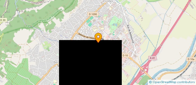 localisation de l'entreprise MADAME CECILE MONCENIS-CHONCHON  CROLLES