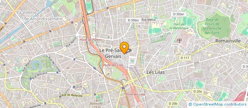 localisation de l'entreprise MADAME CECILE MONIER à LE PRE-SAINT-GERVAIS