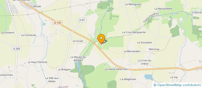 localisation de l'entreprise MADAME CECILE MONTAGNE à TRANS-LA-FORET