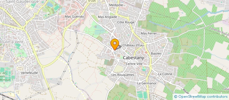 localisation de l'entreprise MADAME CECILE MONTAUDON  CABESTANY