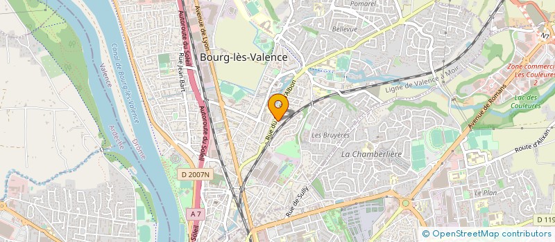 localisation de l'entreprise MADAME CECILE MONTEIL à BOURG-LES-VALENCE