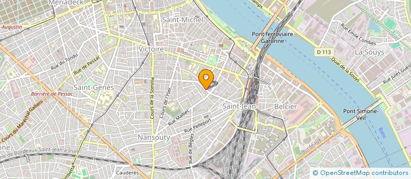 localisation de l'entreprise MADAME CECILE MONZON à BORDEAUX