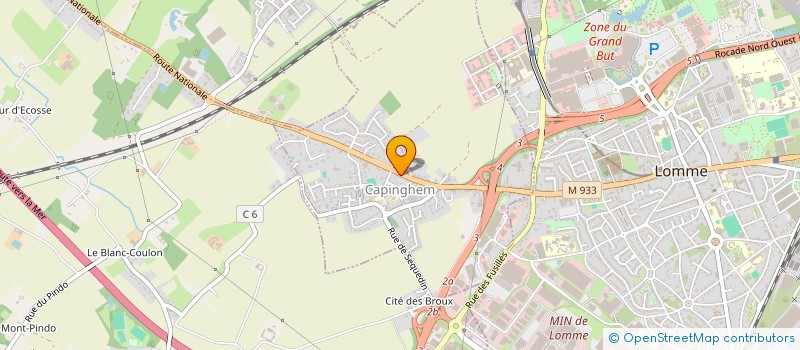 localisation de l'entreprise MADAME CECILE MORCHAIN à LILLE