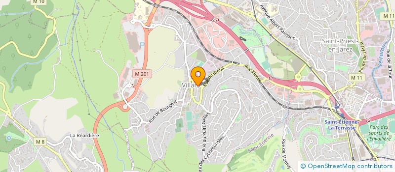 localisation de l'entreprise MADAME CECILE MOREAU  VILLARS