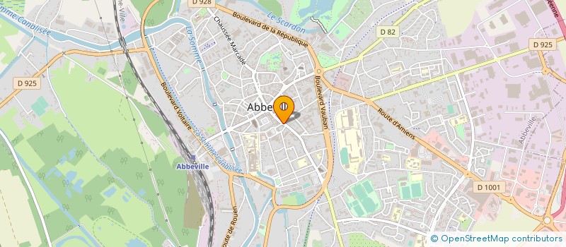 localisation de l'entreprise MADAME CECILE MOREAU  ABBEVILLE