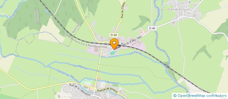 localisation de l'entreprise MADAME CECILE MOREAUX  JUSSEY