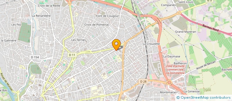 localisation de l'entreprise MADAME CECILE MORENO à BEZIERS