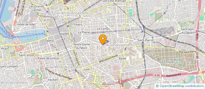 localisation de l'entreprise MADAME CECILE MORET à MARSEILLE