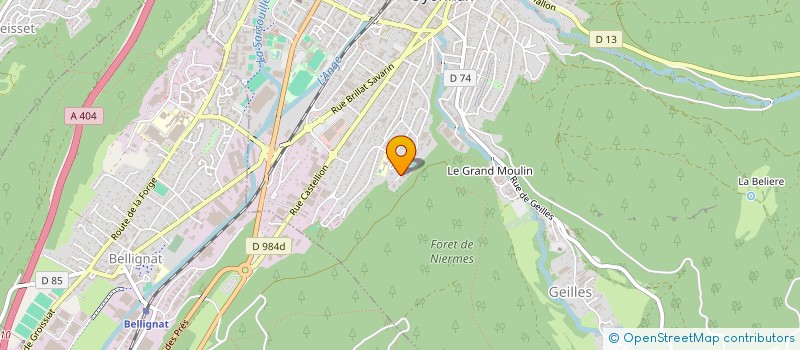 localisation de l'entreprise MADAME CECILE MORICHEAU à OYONNAX