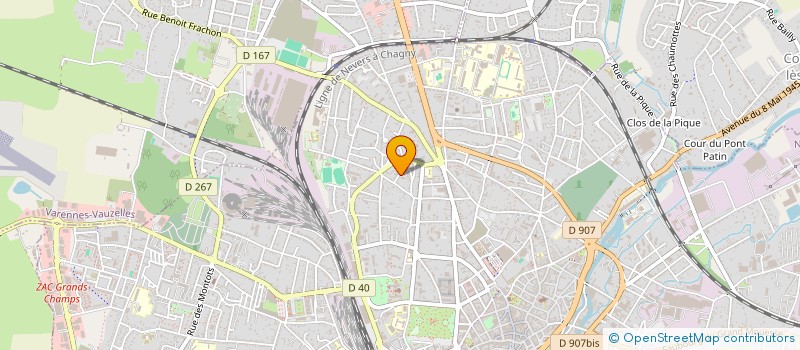localisation de l'entreprise MADAME CECILE MORIN à NEVERS