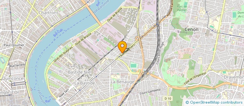localisation de l'entreprise MADAME CECILE MORIN à BORDEAUX