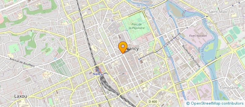 localisation de l'entreprise MADAME CECILE MORIZOT  NANCY