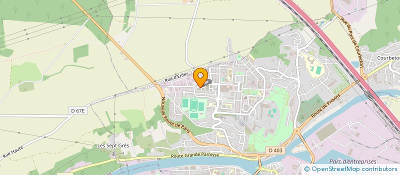 localisation de l'entreprise MADAME CECILE MOTIKI-NGWENI  MONTEREAU-FAULT-YONNE