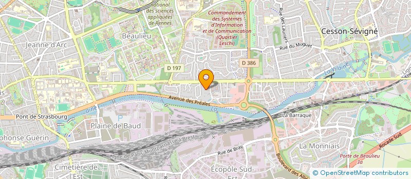 localisation de l'entreprise MADAME CECILE MOUHOT  CESSON-SEVIGNE