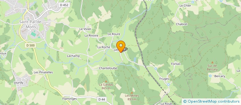 localisation de l'entreprise MADAME CECILE MOULIN  SAINT-PAL-DE-MONS