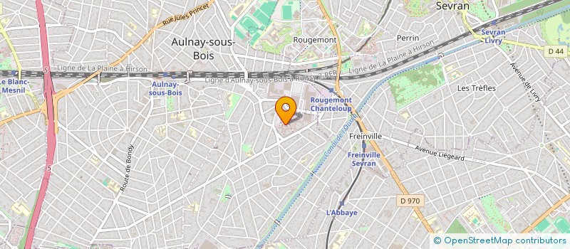 localisation de l'entreprise MADAME CECILE MOURGUY à AULNAY-SOUS-BOIS