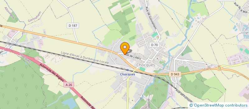 localisation de l'entreprise MADAME CECILE MOURICE  CHOCQUES