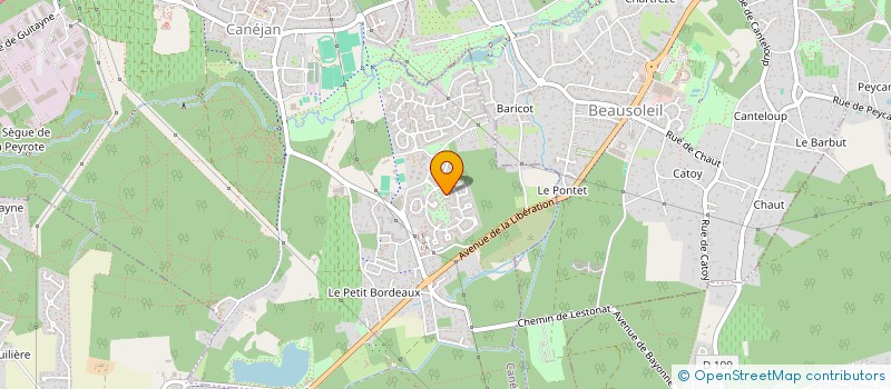 localisation de l'entreprise MADAME CECILE MUKERJEE  CANEJAN