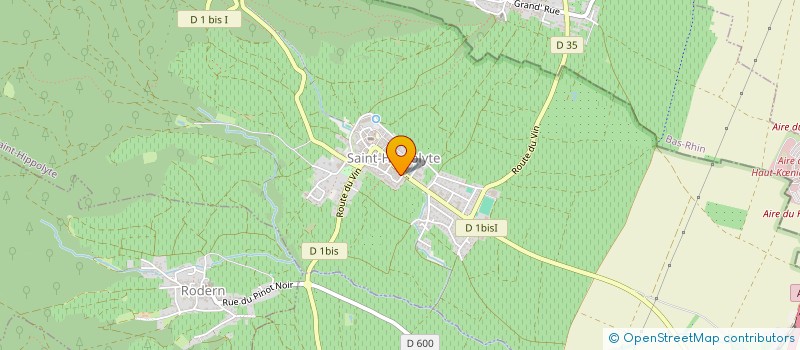 localisation de l'entreprise MADAME CECILE MULLER  SAINT-HIPPOLYTE