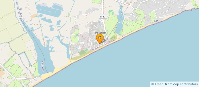 localisation de l'entreprise MADAME CECILE MULTIER  PORTIRAGNES