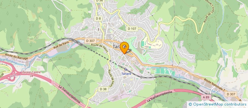 localisation de l'entreprise MADAME CECILE MUSSOT  TARARE