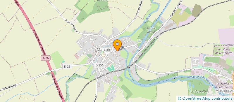localisation de l'entreprise MADAME CECILE MYENS à MARCOING