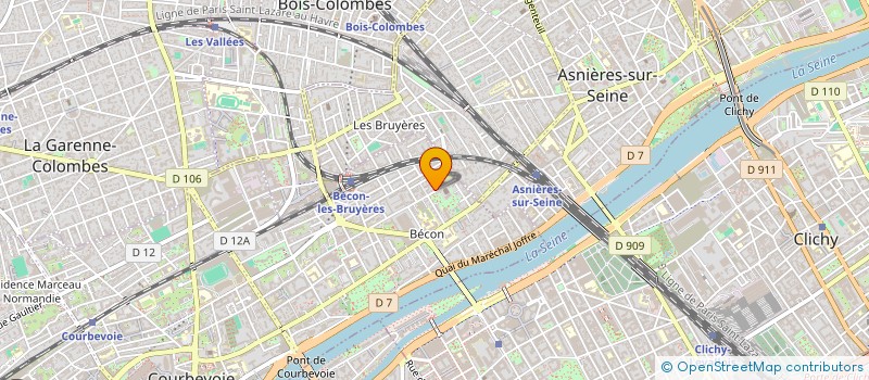 localisation de l'entreprise MADAME CECILE NAHON à COURBEVOIE