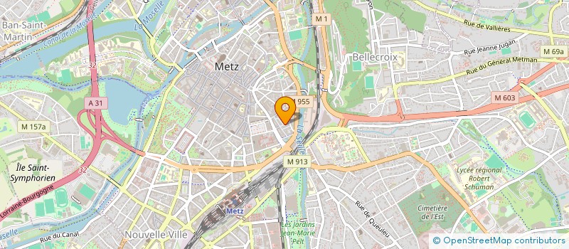 localisation de l'entreprise MADAME CECILE NANTY  METZ