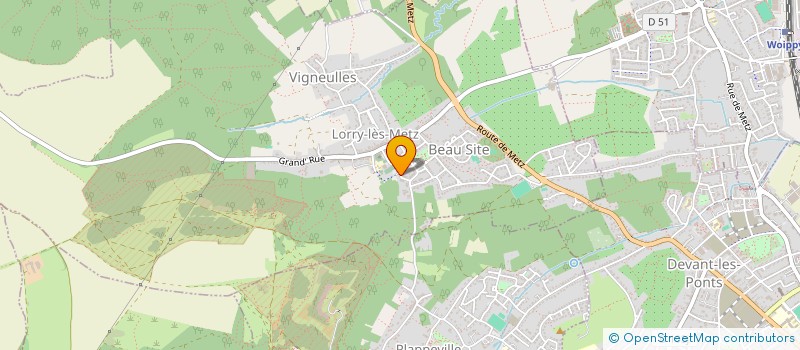 localisation de l'entreprise MADAME CECILE NARDI  LORRY-LES-METZ