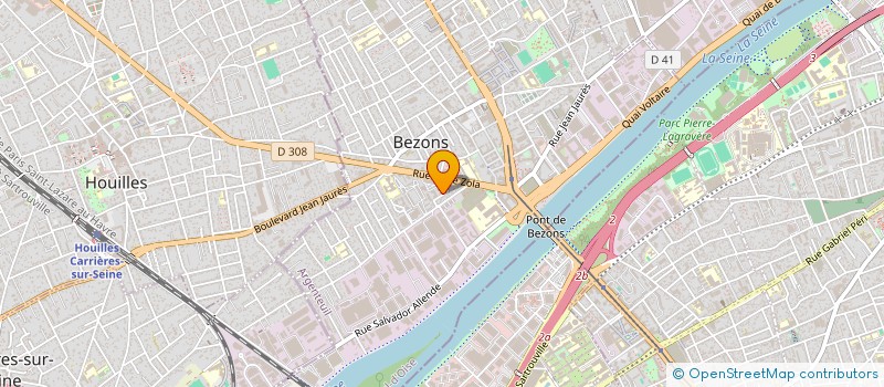 localisation de l'entreprise MADAME CECILE NAUDET  BEZONS