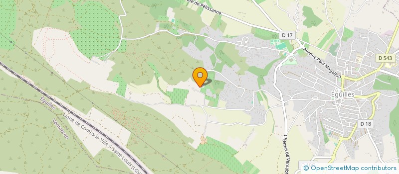 localisation de l'entreprise MADAME CECILE NAUDOT  EGUILLES