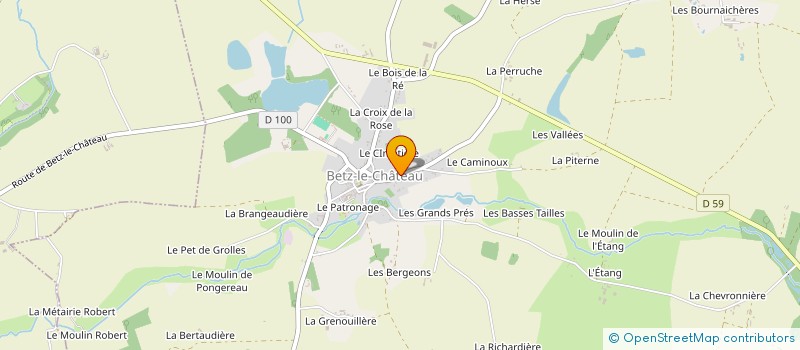 localisation de l'entreprise MADAME CECILE NELLY GAILLARD  BETZ-LE-CHATEAU