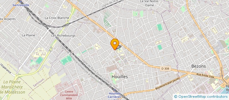 localisation de l'entreprise MADAME CECILE NICOLAS à HOUILLES