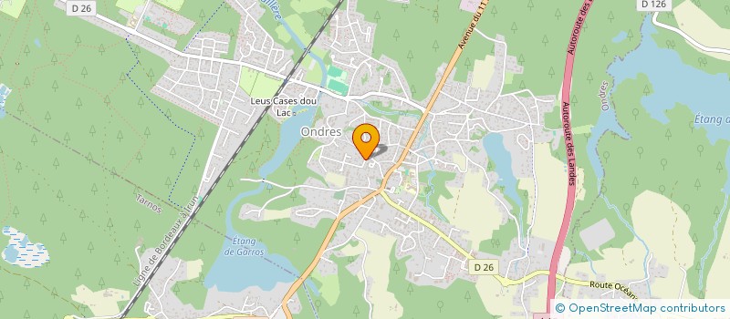 localisation de l'entreprise MADAME CECILE NIETO  ONDRES