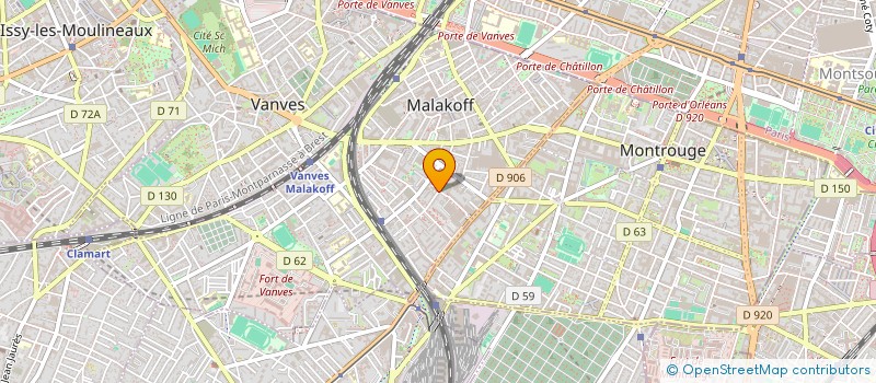 localisation de l'entreprise MADAME CECILE NIQUET  MALAKOFF