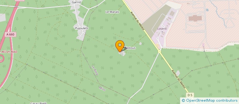 localisation de l'entreprise MADAME CECILE NIVEAU DE VILLEDARY CAMPOS  LE BARP