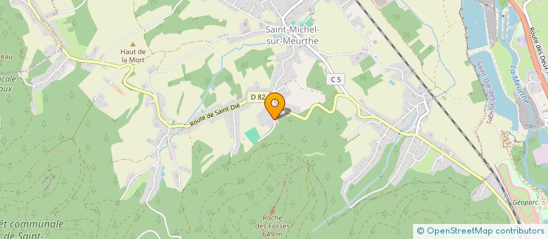 localisation de l'entreprise MADAME CECILE NOEL  SAINT-MICHEL-SUR-MEURTHE