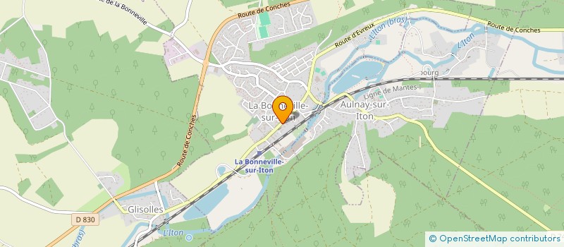 localisation de l'entreprise MADAME CECILE NOGAREDE à LA BONNEVILLE-SUR-ITON