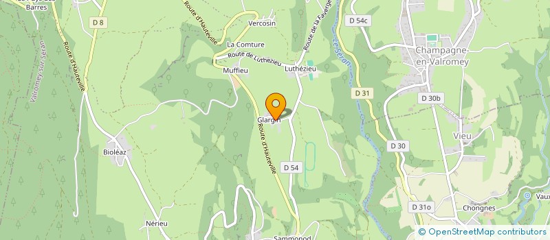 localisation de l'entreprise MADAME CECILE NORMAND à VALROMEY-SUR-SERAN