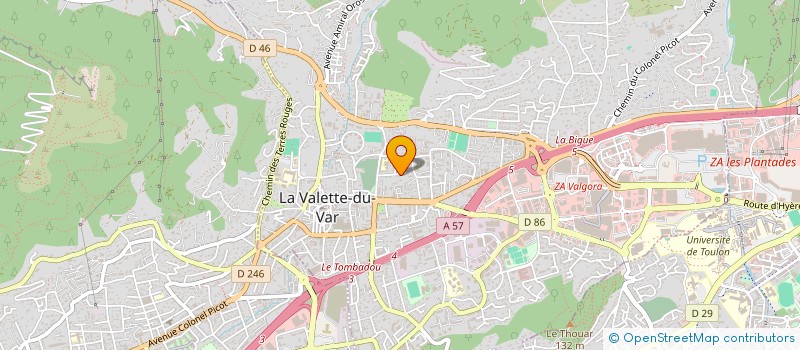 localisation de l'entreprise MADAME CECILE NOROARILALAO à LA VALETTE-DU-VAR