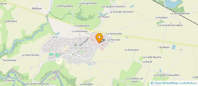 localisation de l'entreprise MADAME CECILE OGER  SEVREMOINE