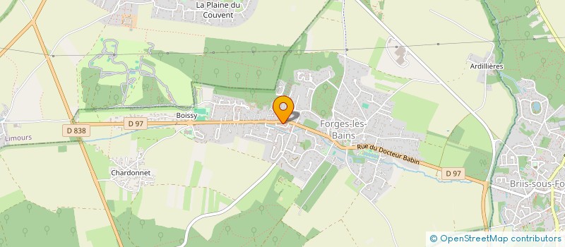 localisation de l'entreprise MADAME CECILE OLIVEIRA  FORGES-LES-BAINS