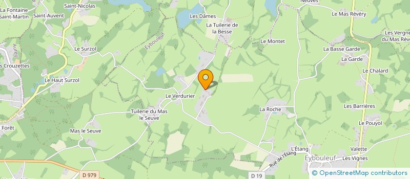 localisation de l'entreprise MADAME CECILE OLIVIER à EYBOULEUF