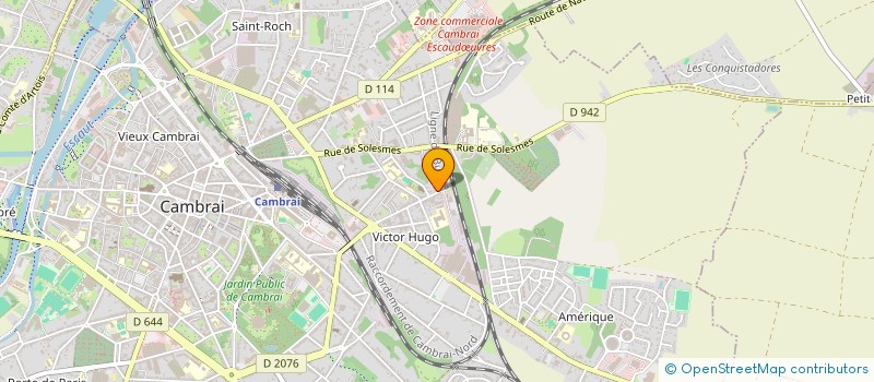 localisation de l'entreprise MADAME CECILE OLLIVIER  CAMBRAI