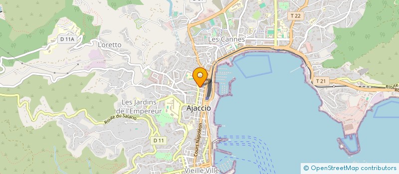 localisation de l'entreprise MADAME CECILE ORCEL à AJACCIO